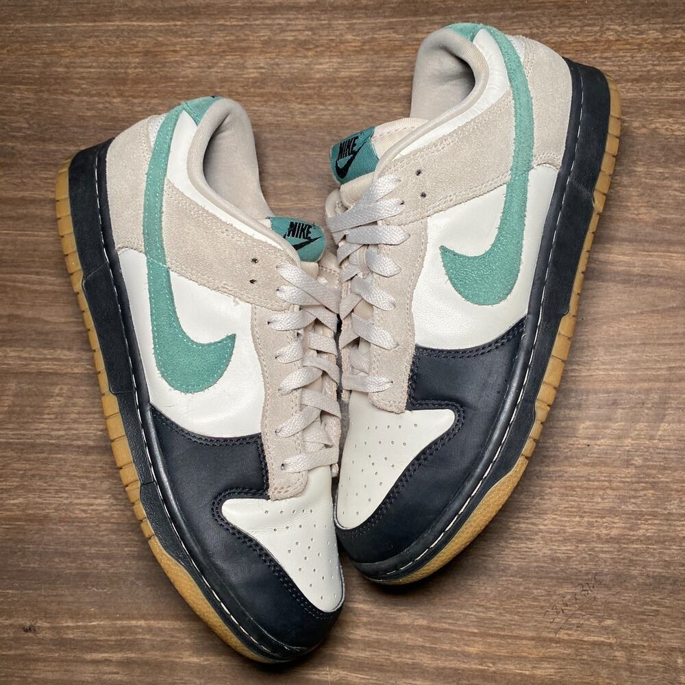 Men's Nike Dunk Low Light Orewood Brown Bicoastal Sail Shoes Size 9 (HQ3483-104)